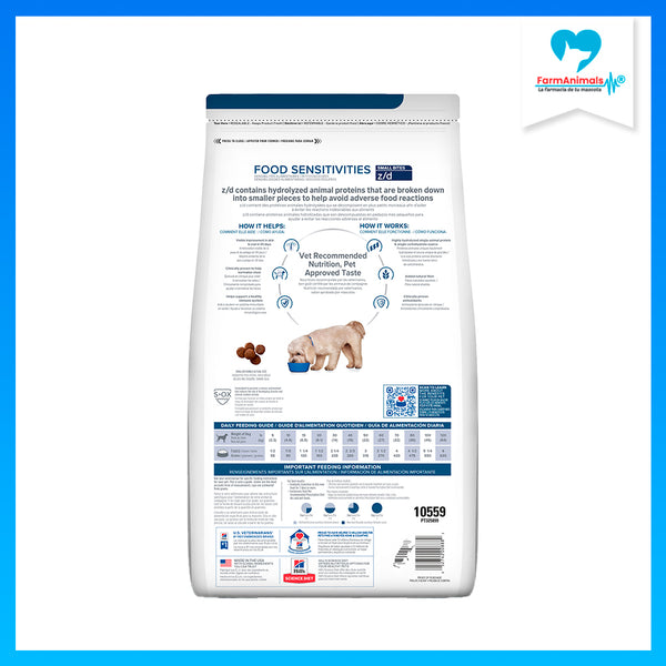 HILL'S PERRO Z/D ALERGIA/INTOLERANCIA ALIMENT  3.2 KG