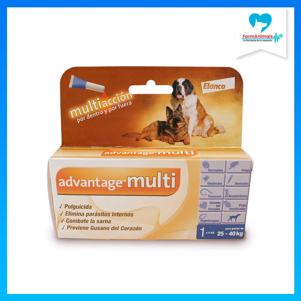 ELANCO ADVANTAGE MULTI PARA PERROS 25 - 40KG