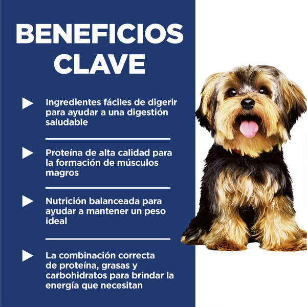 Hill's SD ADULT SMALL & MINI, ALIMENTO HÚMEDO  EN TRAY PERRO ADULTO POLLO Y VEGETALES 99 G