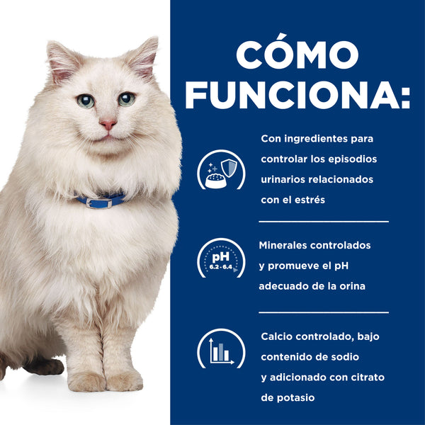 HILL'S GATO PROBLEMAS URINARIOS C/D MULTICARE STRESS 1.8 KG