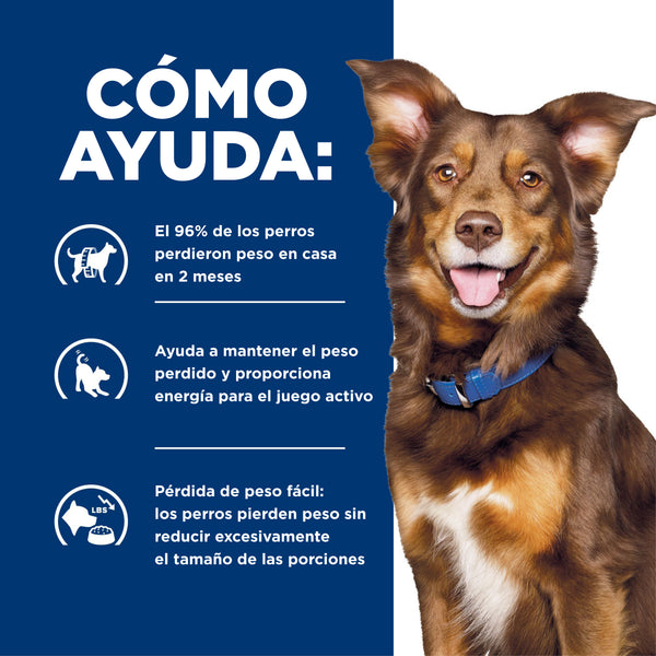 HILL'S PERRO METABOLIC (PERDIDA Y MTTO DE PESO)