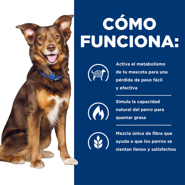 HILL'S PERRO METABOLIC (PERDIDA Y MTTO DE PESO)