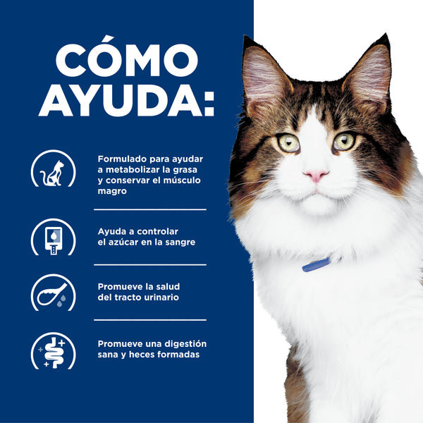 HILL'S GATO W/D PREVENCION OBESIDAD 3.9 KG