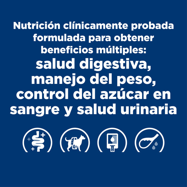 HILL'S PERRO W/D PREVENCION OBESIDAD LATA 370 G