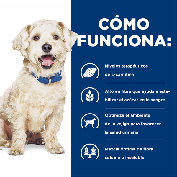 HILL'S PERRO W/D PREVENCION OBESIDAD LATA 370 G