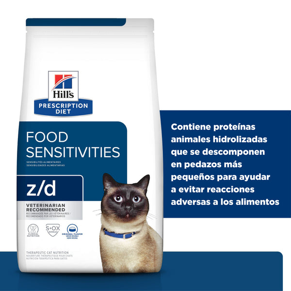 HILL'S GATO Z/D ALERGIA/INTOLERANCIA ALIMENT 1.8 KG