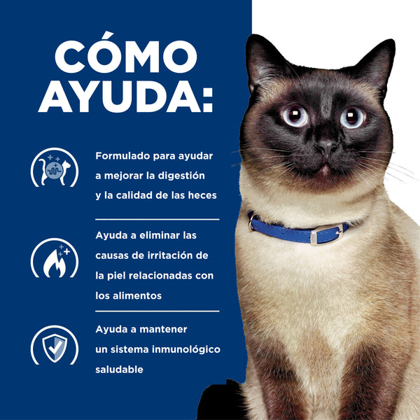 HILL'S GATO Z/D ALERGIA/INTOLERANCIA ALIMENT 1.8 KG