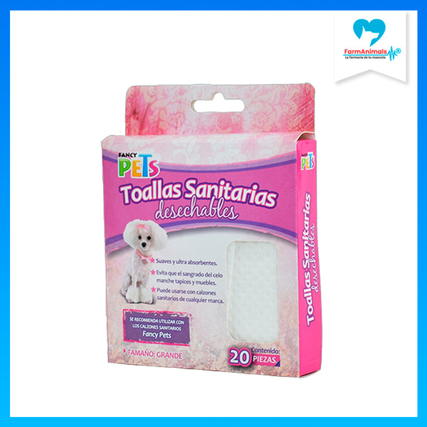 ACUARIO PERRO TOALLA SANITARIA GDE - 20 PZ