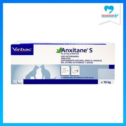 VIRBAC ANXITANE S CAJA 30 TABLETAS