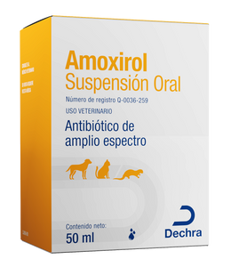 Amoxirol Suspensión Oral 50ml (requiere receta medica veterinaria vigente)
