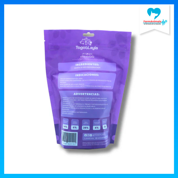 Togo & Layla PERRO AORTA CHIPS 120 G