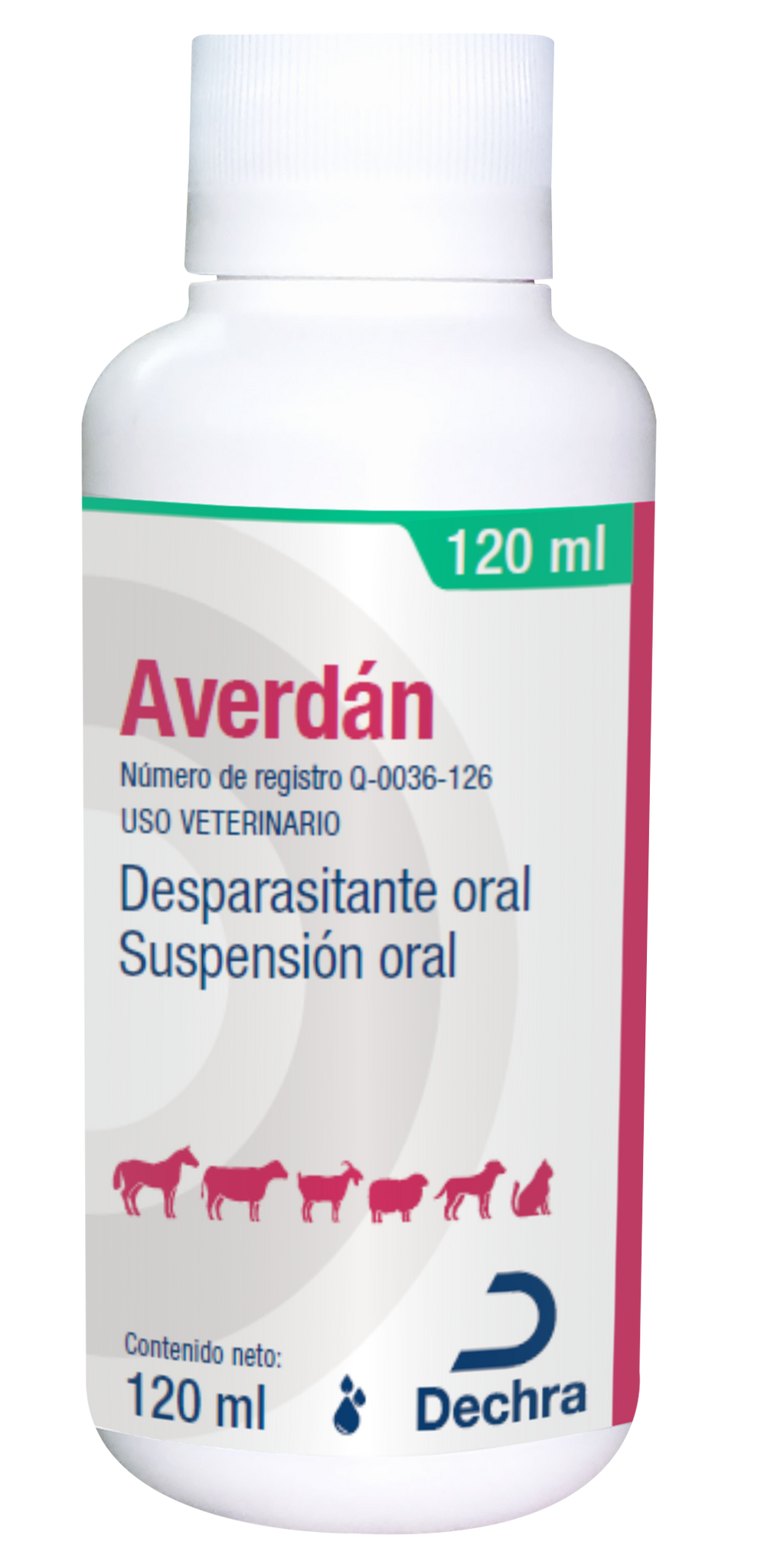Averdan Desparasitante Oral 120ml (requiere receta medica veterinaria vigente)