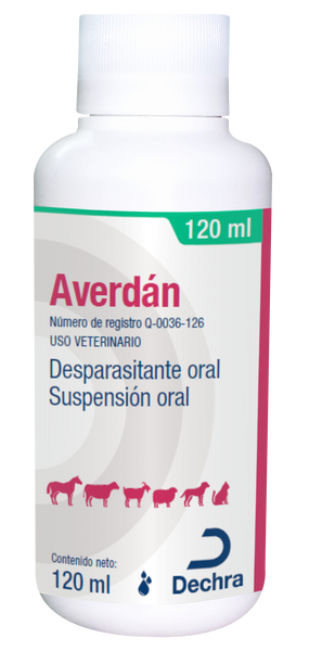 Averdan Desparasitante Oral 120ml (requiere receta medica veterinaria vigente)