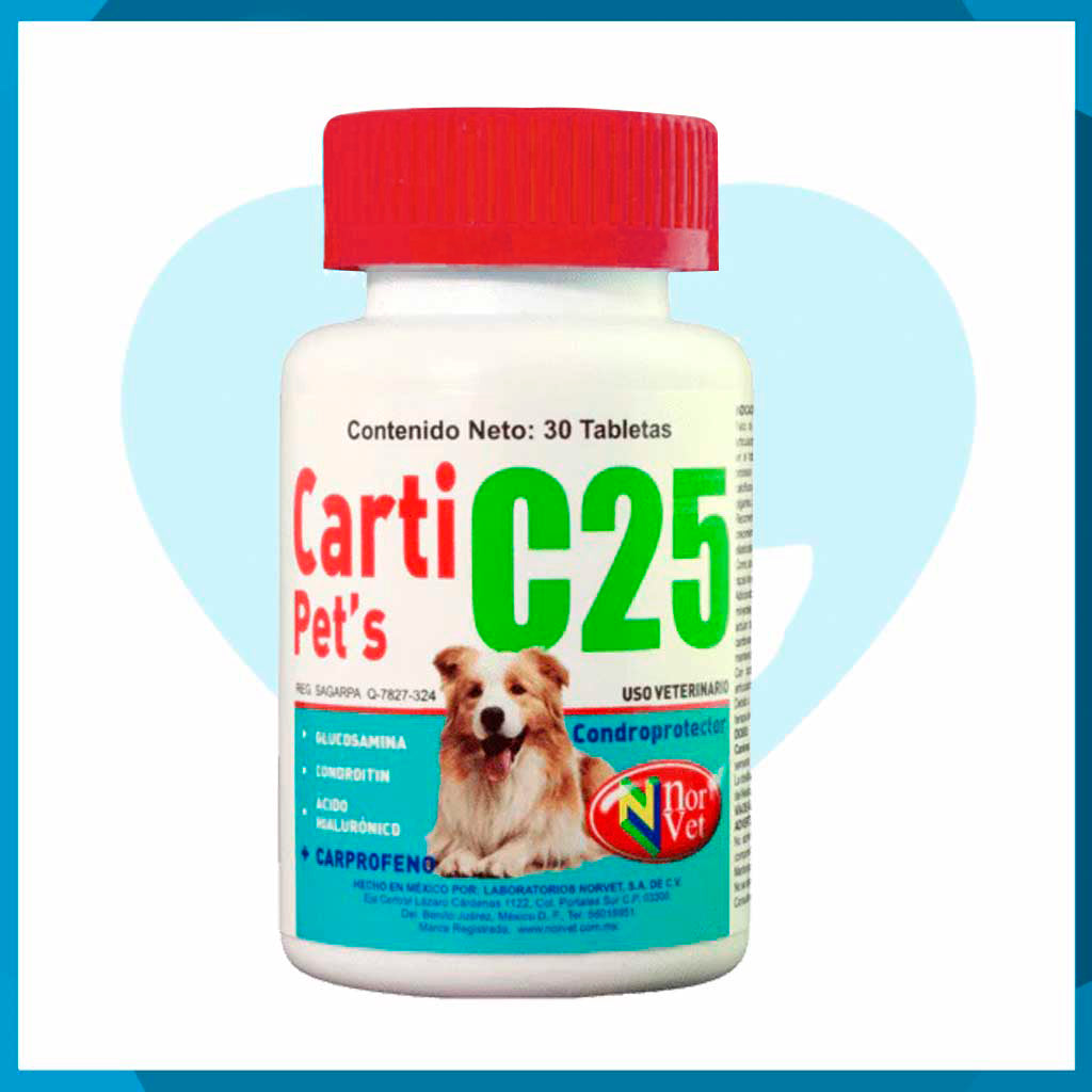 NORVET  CARTIPETS C 25 30 TABS