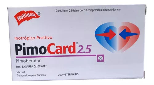 PimoCard 2.5 Caja 20 Tabletas