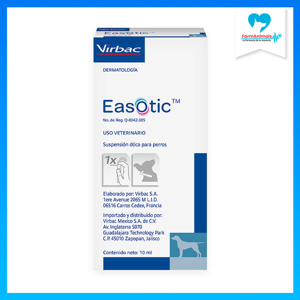 VIRBAC EASOTIC SUSPENSIÓN ÓTICA 10 ML