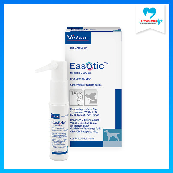 VIRBAC EASOTIC SUSPENSIÓN ÓTICA 10 ML