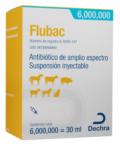 Flubac 6 millones Suspensión Inyectable 30ml (requiere receta medica veterinaria vigente)