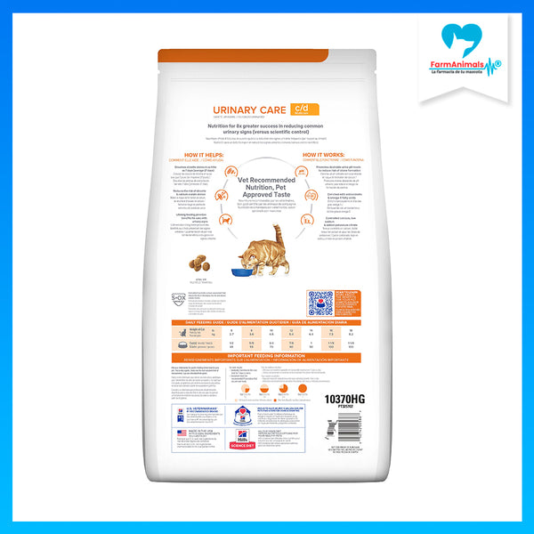 HILL'S GATO PROBLEMAS URINARIOS C/D 3.9 KG