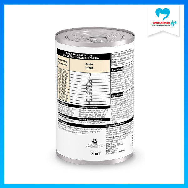 HILL'S PERRO ADULT ORIGINAL LATA 370 G