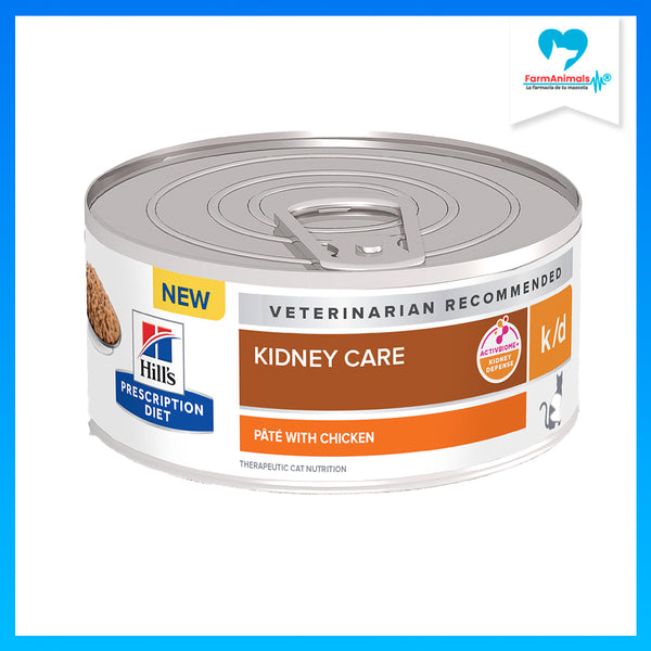 Alimento Hill's Prescription Diet k/d Cuidado del Riñon Para Gato Lata 150g