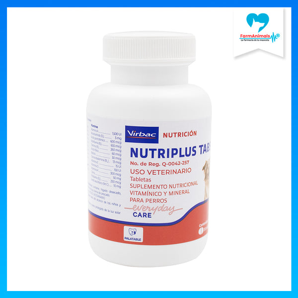 VIRBAC  NUTRIPLUS TABS 60 TABS