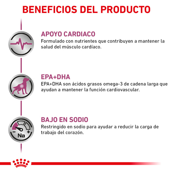 ROYAL CANIN PERRO VITAL S EARLY CARDIAC 8 KG