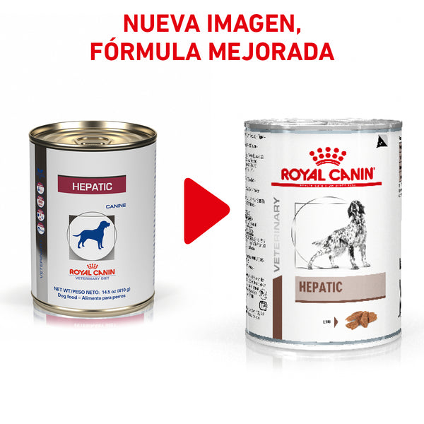 ROYAL CANIN PERRO HEPATIC LATA 410 G (envío a partir de $250.00 pesos)