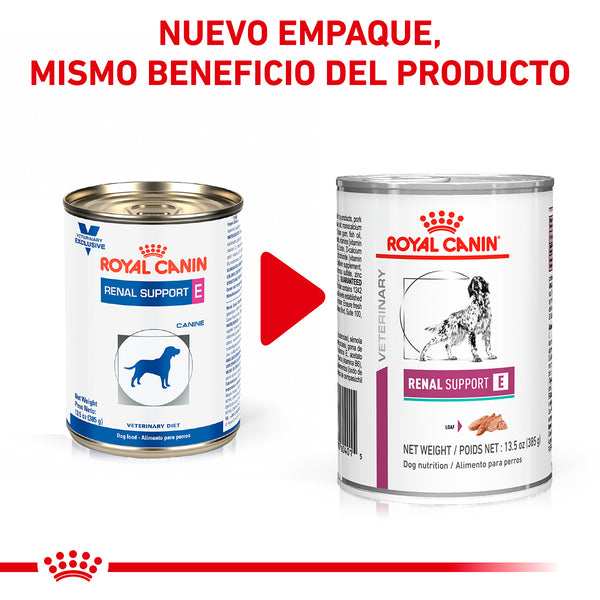 ROYAL CANIN PERRO VS RENAL SUP E CANINE LATA 385 G (envío a partir de $250.00 pesos)