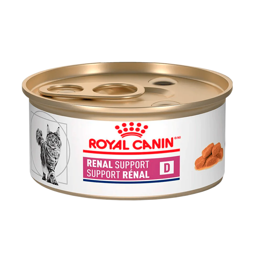 Alimento Royal Canin Feline Renal Support D Lata 85g
