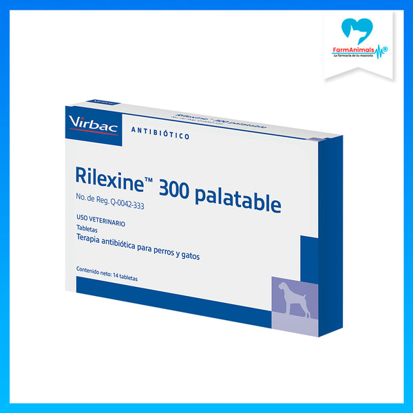 Rilexine 300mg Caja 14 Tabletas