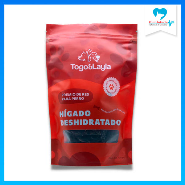 TOGO & LAYLA PERRO HÍGADO 120 G