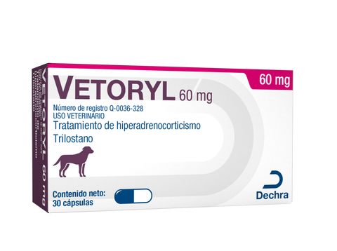 Vetoryl 60mg Caja 30 Cápsulas