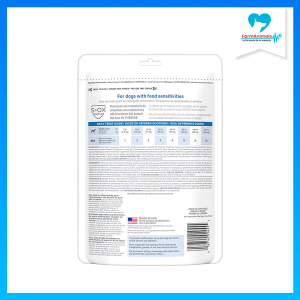 HILL'S PERRO HYPOALLERGENIC TREATS 340 G