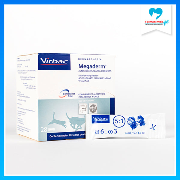 VIRBAC MEGADERM CAJA 28 SOBRES
