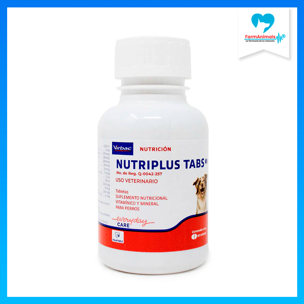 VIRBAC  NUTRIPLUS TABS 60 TABS