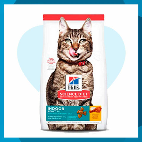 Alimento Hill's Science Diet Indoor Adulto 7+ Para Gato 3.18kg