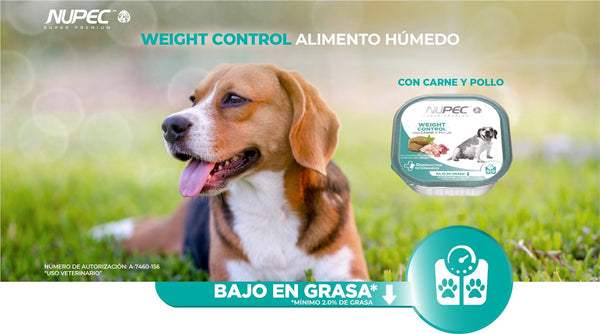 Alimento Nupec Weight Control Para Perro Lata 100g