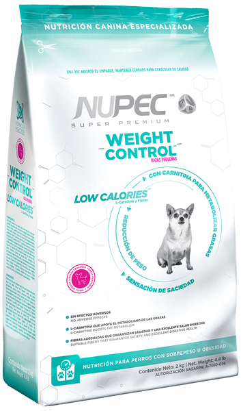 Alimento NUPEC Weight Control Razas Pequeñas 2kg