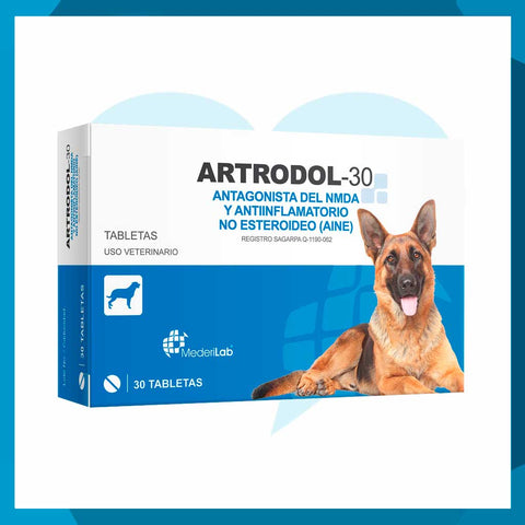Artrodol-30 Caja 30 Tabletas (requiere receta medica veterinaria vigente)
