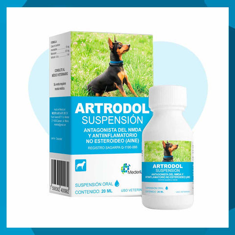 Artrodol Suspensión Oral 20ml (requiere receta medica veterinaria vigente)