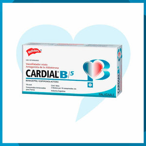 Cardial B 5mg Caja 20 Comprimidos