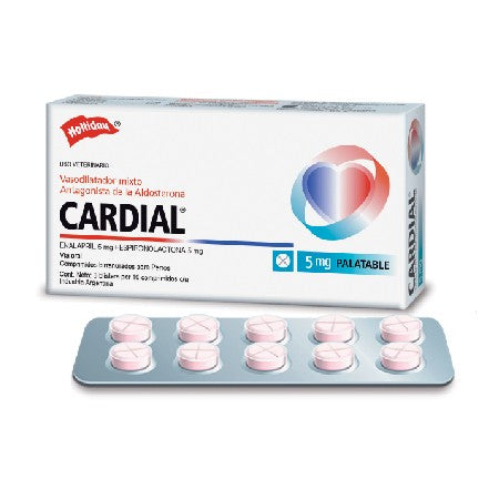 Cardial 5mg Caja 30 Comprimidos