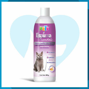 Espuma Fancy Pets Essentials Baño en Seco Para Gato 300g