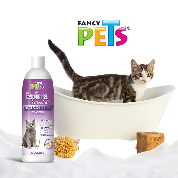 Espuma Fancy Pets Essentials Baño en Seco Para Gato 300g
