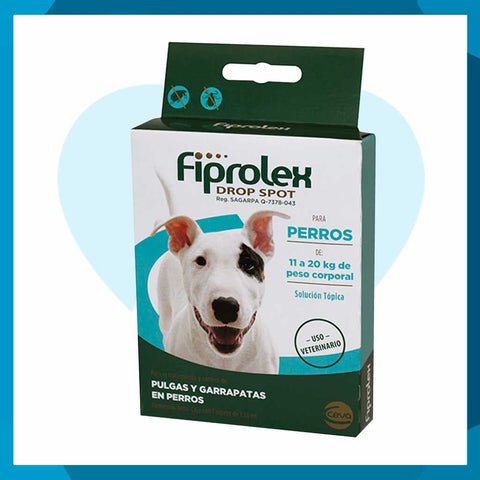 Fiprolex Pipeta Antipulgas Para Perro 11 a 20kg
