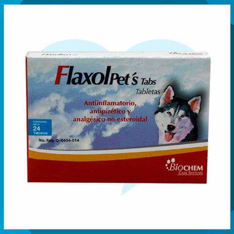 Flaxol Pet´s Caja 24 Tabletas (requiere receta medica veterinaria vigente)