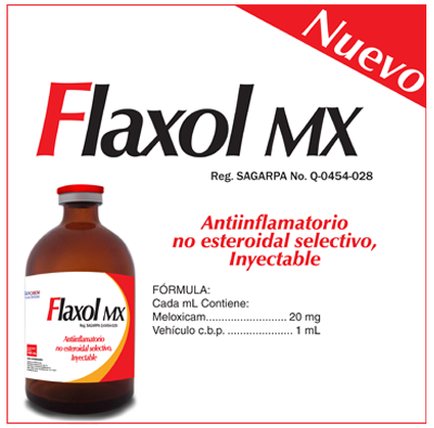 Flaxol MX Solución Inyectable 100ml (requiere receta medica veterinaria vigente)