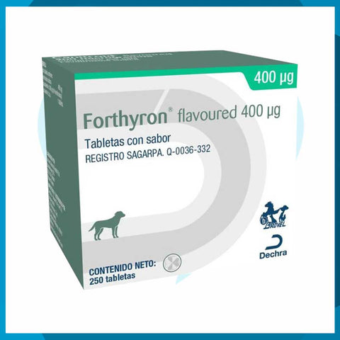 Forthyron 400mcg 100 tabletas