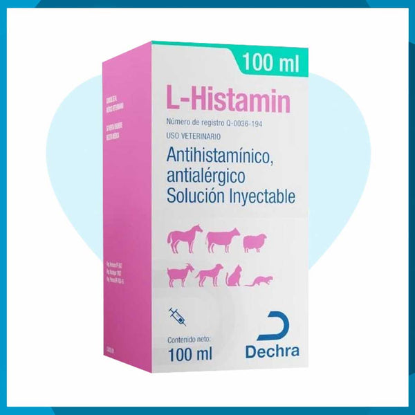 L-Histamin Solución Inyectable 100ml (requiere receta medica veterinaria vigente)